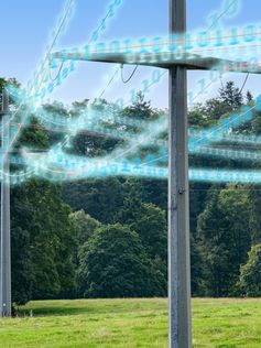 Digitalisierung der Überlandstromleitungen